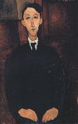 Amedeo Modigliani Portrait of the Painter Manuel Humbert (mk39) oil painting picture wholesale